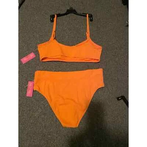 2 piece Nectarine High Waisted Bikini Swim Suit Juniors XXL (equal=women’s XL) - Picture 1 of 3