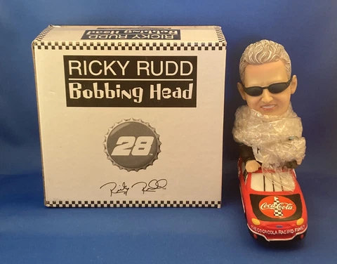 2002 RICKY RUDD BOBBLE HEAD NODDER NASCAR FIGURE MINT IN BOX BEAUTIFUL GORGEOUS Cover