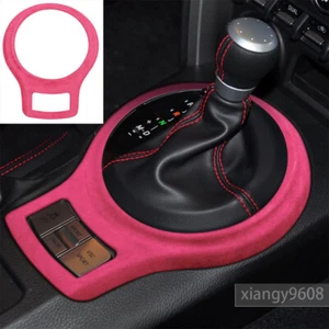 Suede Pink Gear Shift Box Panel Trim For Toyot@ 86 Subaru BRZ 2012-20 Scion FR-S - Bild 1 von 10