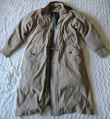 RAINFOREST Down Parka Barn Coat Mens Medium Heavy Puffer Brown Removable Liner - Image 1 of 4