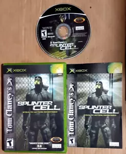 Tom Clancy's Splinter Cell Complete (Microsoft Xbox, 2002) VG Shape & Tested - Picture 1 of 1