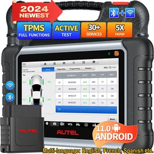 Autel MaxiCheck MX808S-TS Android 11 OBD2 Scanner, TPMS Programming Reset Tool - Picture 1 of 23