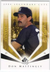 DON MATTINGLY 2004 UD SP LEGENDARY CUTS Card #27  NM-MT Condition - Picture 1 of 2