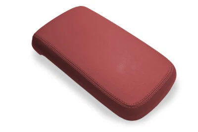 Se adapta a Chevrolet Colorado 2015-2019 PVC cuero consola tapa tirar sobre cubierta roja Foto 1 de 4