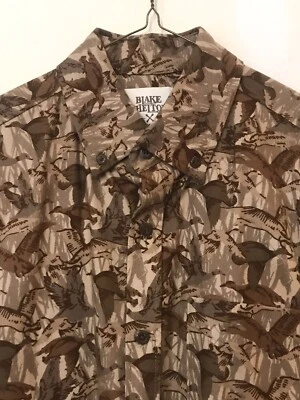 Blake Shelton Land's End Homeward Bound Camo Button-Down Dress Shirt Sz S 34-36 - Image 1 of 4