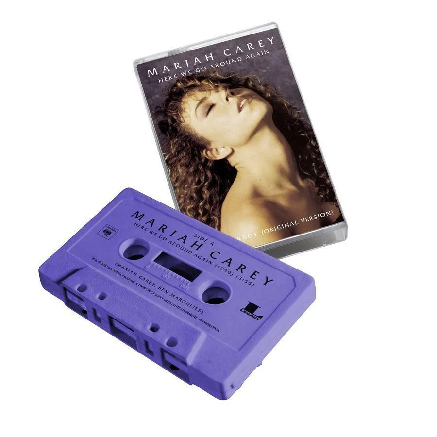 MARIAH CAREY HERE WE GO AROUND AGAIN / LOVERBOY PURPLE CASSETTE RARITIES RARE US - Image 1 of 1