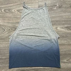 Lululemon Racerback Tank Gradiente da grigio a blu ombra con neon RARO - Foto 1 di 10
