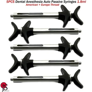 Anesthesia Auto Passive Syringe 1.8ml Anesthetic Self Aspirating Dental - Picture 1 of 4