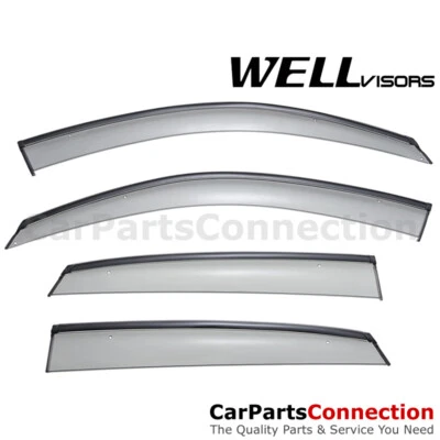 WellVisors Window Visors 03-08 For Infiniti FX35 FX45 Sun Visors Deflectors - Image 1 of 4