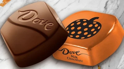 DOVE-CALABAZA CHOCOLATE CON LECHE ENVUELTO INDIVIDUALMENTE-VALOR BOLSA A GRANEL LIMITADA AHORA!!!! Foto 1 de 3