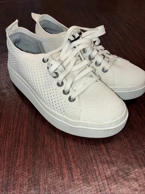 Zapatillas Eileen Fisher Para Mujer Peris Recicladas Elastizadas Tejidas Blancas 6 Cómodas Foto 1 de 4