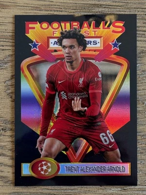 2021-22 Topps Finest Flashbacks UCL UEFA TRENT ALEXANDER-ARNOLD BLACK /50 JUMBO - Image 1 of 2