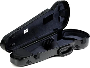 BAM 2002XLC Hightech Contoured Violin Case - Black Carbon Look - Picture 1 of 8