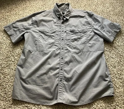 511 Tactical Stryke Shirt Mens XL Gray Button Up Short Sleeve 71354 - Image 1 of 4