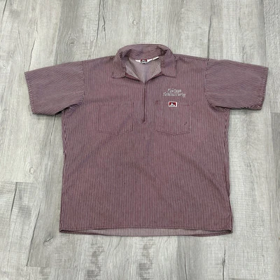 Camisa de Trabajo Ben Davis 1/4 Cremallera De Colección Hecha en EE. UU. Roja Para Hombre XL Gorila Envejecida Foto 1 de 4