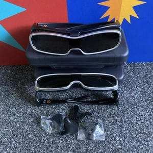 X2 PANASONIC TY-EW3D10 Active Shutter 3D Glasses + Case and Accessories - Picture 1 of 10