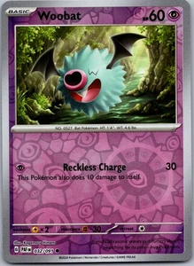 Woobat SV: Paldean Fates 032/091 Reverse Holo - Picture 1 of 2