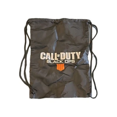 Call Of Duty (COD) Black Ops IIII 4 Bolso con Cordón Mochila GameStop *daño Foto 1 de 3