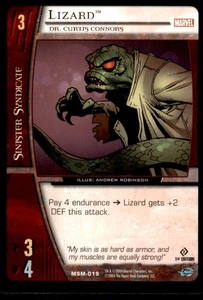 U.D. 2004 VS System Web of Spider-Man 1ª Edición Lagarto #MSM-019 - Imagen 1 de 2