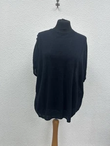 Cos Size L UK 16 Top Womens Linen Silk Blend Kint Smart Summer Holiday Office - Picture 1 of 12