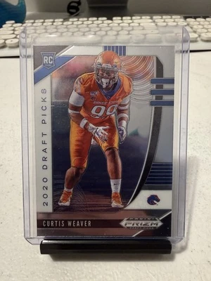 2020 Panini Prizm Draft Picks - Draft Picks Rookies Curtis Weaver Boise State - Image 1 of 3