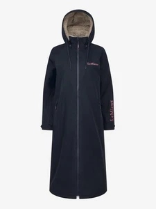LeMieux Hydroshield Robe Navy; Waterproof, Full Length, Fleece Lining - Picture 1 of 6