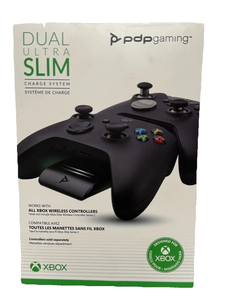 PDP Gaming Dual Ultra Slim Charge System for Xbox Wireless Controllers - Image 1 of 4