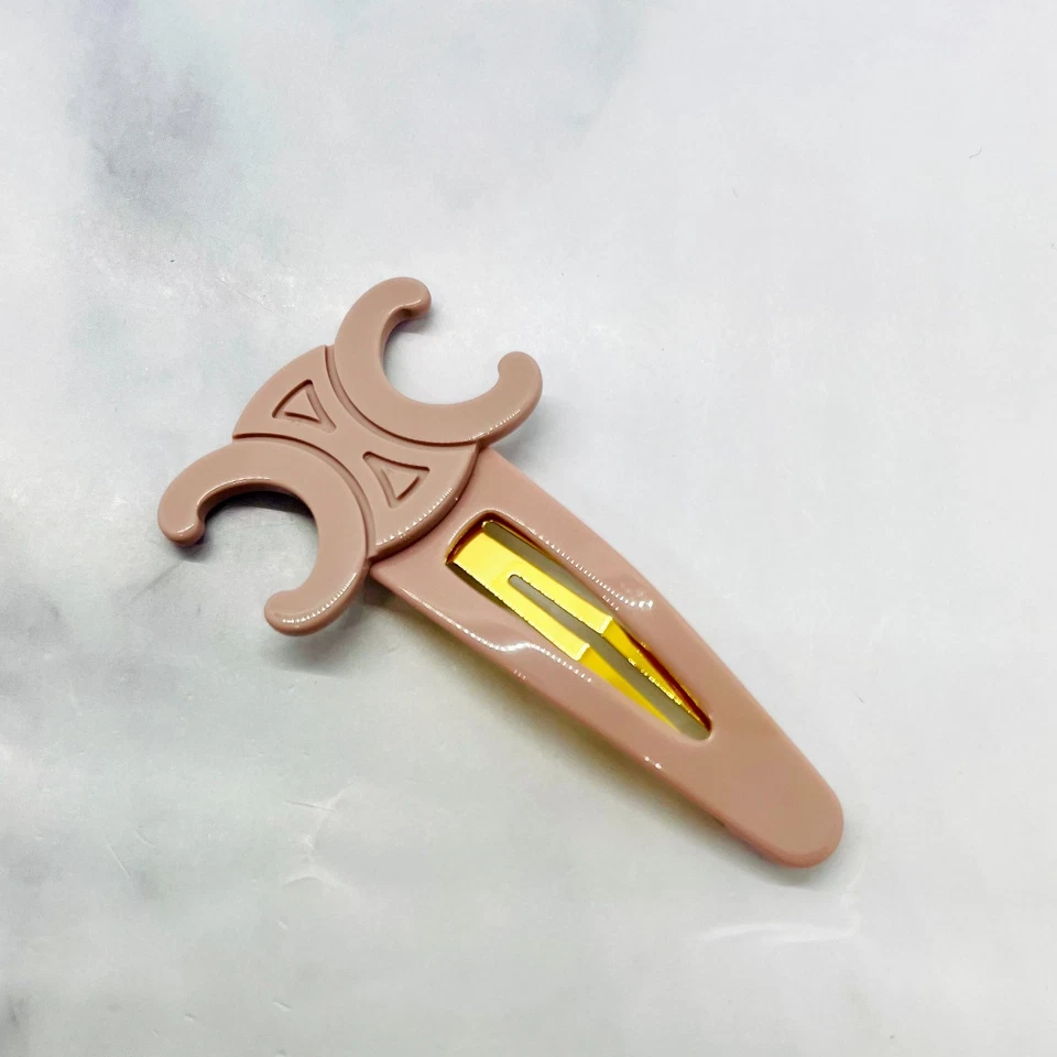 Auth CELINE Mauve Hair Clip Barrette - Pre owned / LV5692 - Image 1 of 4