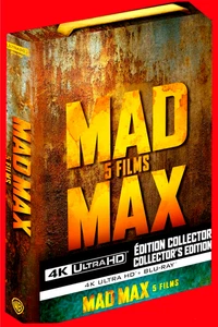 MAD MAX 5 FILMS  COLLECTORS EDITION 4K+UHD+Blu-ray+Dts HD + GASOLINE CAN EDITION - Picture 1 of 6