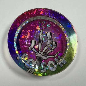 POG Poison Scheletro Bowling Tutto Plastica Slammer Spessore Acrilico anni 90 - Foto 1 di 4