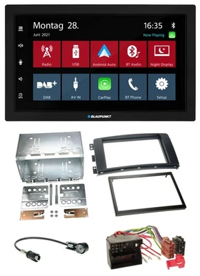 Blaupunkt MP3 Bluetooth DAB 2DIN USB Autoradio für Smart ForTwo 07-10 ForFour 04 - Bild 1 von 4