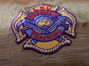 LOUISIANA STATE UNIVERSITY FEUERWEHR TRAINING KAMPF FRÜHE WESTE PATCH BX 13 #3 - Bild 1 von 2