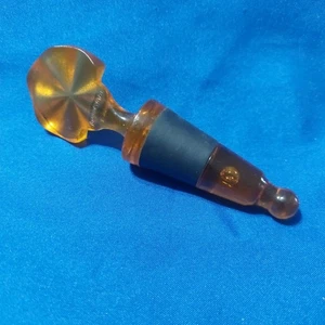 Tupperware de corcho de vino tapón de botella naranja puramente elegante - Imagen 1 de 7