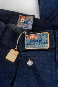 Pantalones de mezclilla de cuerno corto Levi's True Vintage años 50 sin existencias - Imagen 1 de 8