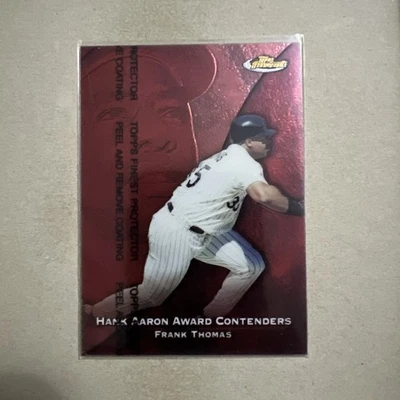 K251,386 - 1999 Finest Aaron Award Contenders #HA5 Frank Thomas - Image 1 of 4