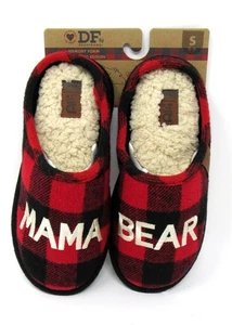 Dearfoams Damen Hausschuhe Mama Bear Small 5-6 Neu mit Etikett Memory Foam 2020 limitierte Auflage - Bild 1 von 5