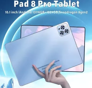 NEW 2025 Pad 8S PRO 10.1nch Tablet Snapdragon8 Gen2 10000mAh 16GB +1 TB - Picture 1 of 15