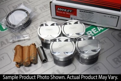 Manley Extreme Duty Forged Pistons Lancer Evo X 10 4B11 86.5mm 10.0:1 614105CE-4 - Image 1 of 4