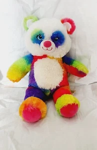 Costruisci un orso BAB 18" orso panda arcobaleno pulito usato in ottime condizioni 2015 - Foto 1 di 6