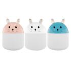 Cute Rabbit Wireless Air Humidifier Time Setting Auto-Off Colorful Purifier USB