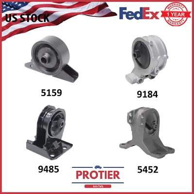 Engine Motor & Trans. Mount Set for 2000-2005 Mitsubishi Eclipse 2.4L Manual - Image 1 of 4