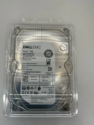 Dell EMC 2TB SATA 6BGPS 7.2k Hard Drive - Image 1 of 3