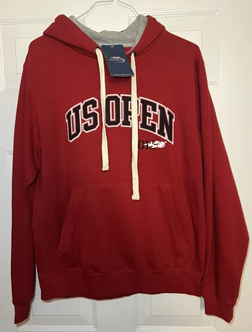 Jones & Mitchell 2011 US Open Hoodie Men's Large Red New w/Tags New York City Cover