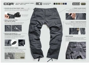 CQR Hose Tactical Uniform Serie Duratex hellbraun Größe 2X Neu mit Etikett - Bild 1 von 9