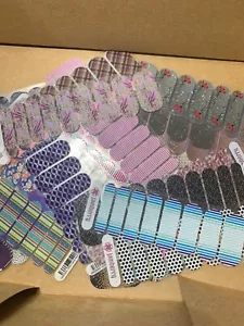 Jamberry Nail Colors Strips. Six strips of 9 Wraps per order. - Picture 1 of 5