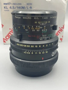 Mamiya Macro K/L KL 140mm f4.5 M/L-A For RB67 S SD RZ67 - Picture 1 of 19
