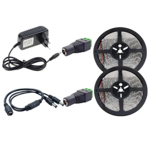 LED Light Bar SMD 2835 5m/10m 15m Waterproof 60leds/m+2A/3A/5A Adapter Set - Picture 1 of 5