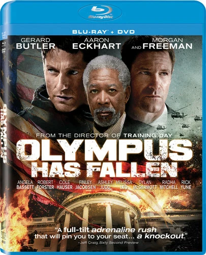 Olympus Has Fallen Blu-ray & DVD 2 Disc Set. Morgan Freeman / Gerard Butler Foto 1 de 1