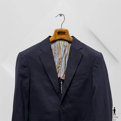 Ibiza мужской блейзер Sport пальто Carini кнопка повседневный куртка 38R шерсти шелк костюмы - Изображение 1 из 4