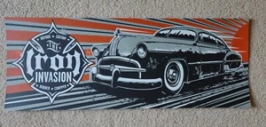 Pontiac 1950 Chieftain Color Silkscreen print 1949 1951 1952 Kustom Custom 2 FT! - Picture 1 of 3